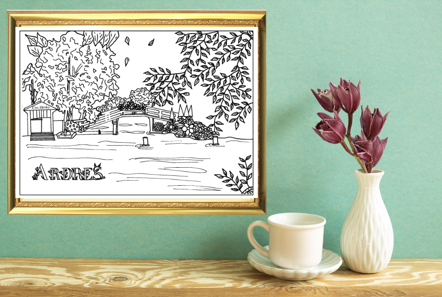 Illustration Ardres - Le Lac