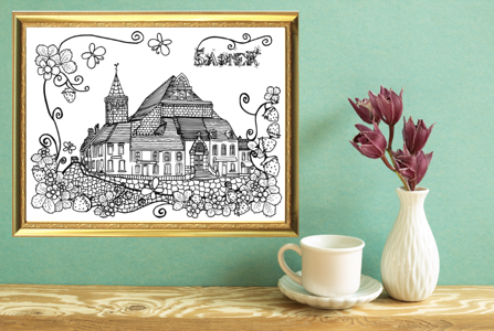Illustration Samer - Eglise